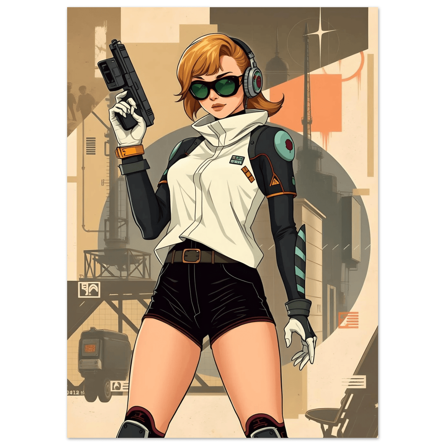 🌸🪐🎀👽Création Anime Rétro Sci-Fi ☄️47 - Aura Studio Déco