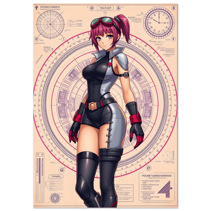 🌸🪐🎀👽Création Anime Rétro Sci-Fi ☄️46 - Aura Studio Déco