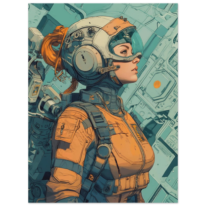 ✨ RETRO FUTUR MECHA WOMENS — Starship Series #47 - Aura Studio Déco