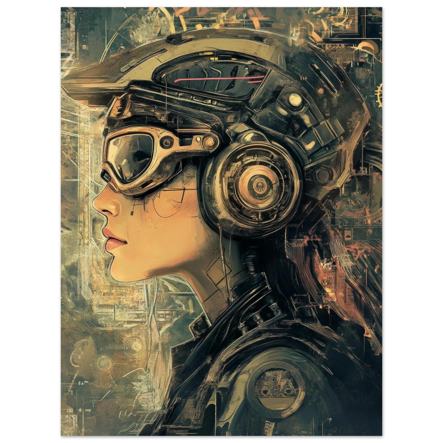 ✨ RETRO FUTUR MECHA WOMENS — Starship Series #31 - Aura Studio Déco