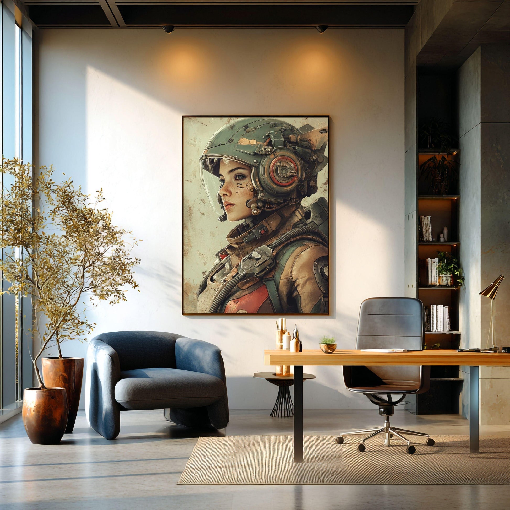 ✨ RETRO FUTUR MECHA WOMENS — Starship Series #84 - Aura Studio Déco