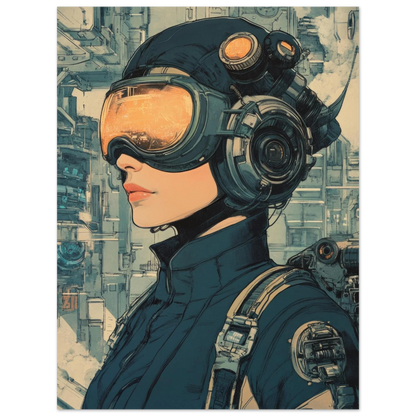 ✨ RETRO FUTUR MECHA WOMENS — Starship Series #20 - Aura Studio Déco