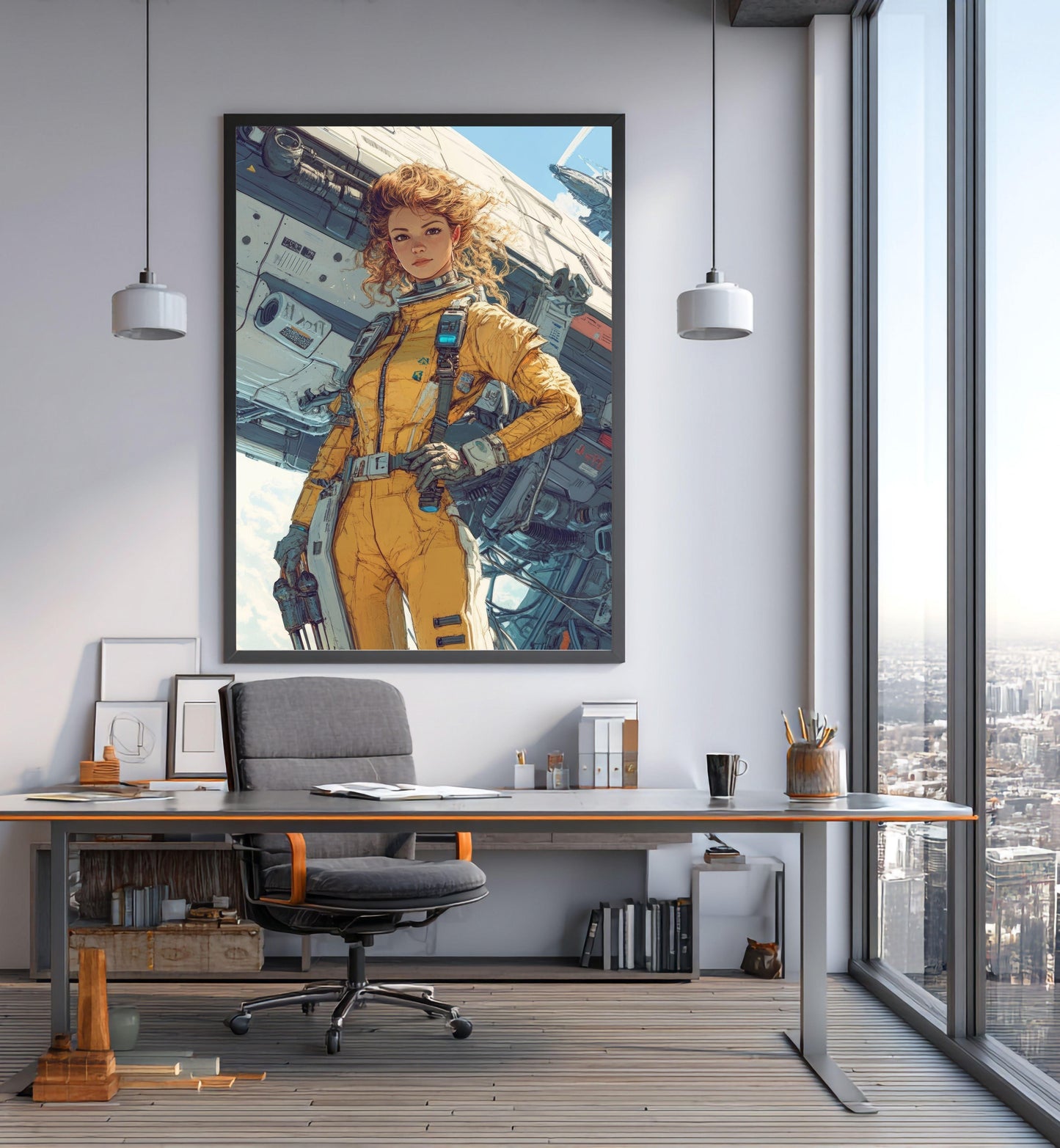 ✨ RETRO FUTUR MECHA WOMENS — Starship Series #18 - Aura Studio Déco