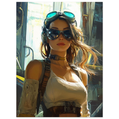 ✨ RETRO FUTUR MECHA WOMENS — Starship Series #36 - Aura Studio Déco