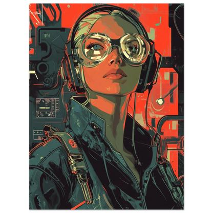 ✨ RETRO FUTUR MECHA WOMENS — Starship Series #58 - Aura Studio Déco