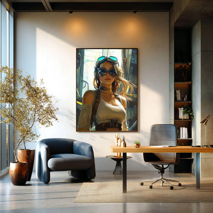 ✨ RETRO FUTUR MECHA WOMENS — Starship Series #36 - Aura Studio Déco