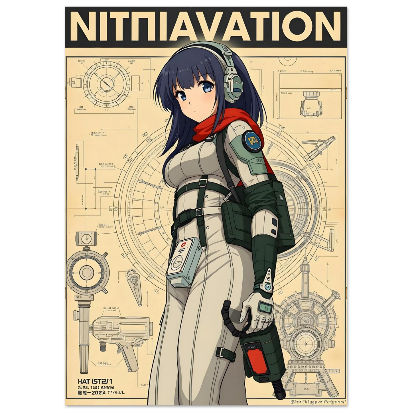 🌸🪐🎀👽Création Anime Rétro Sci-Fi ☄️18 - Aura Studio Déco