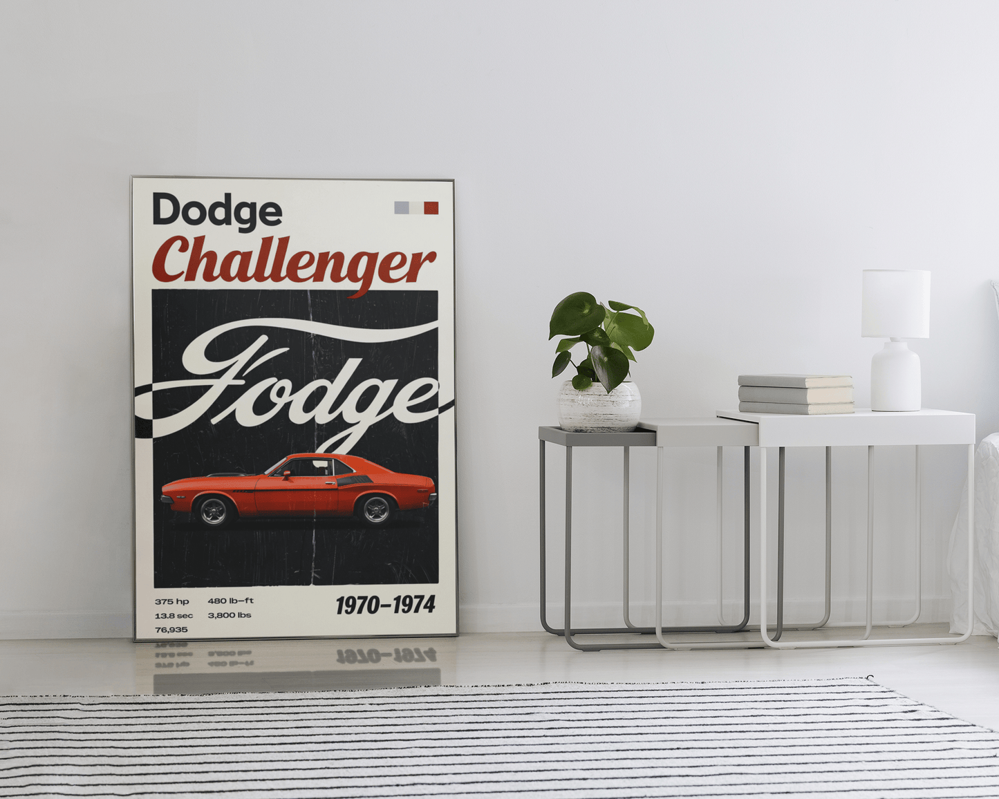 🏎️🏁Affiche Automobile Art' The Fodge Encadrée - Aura Studio Déco