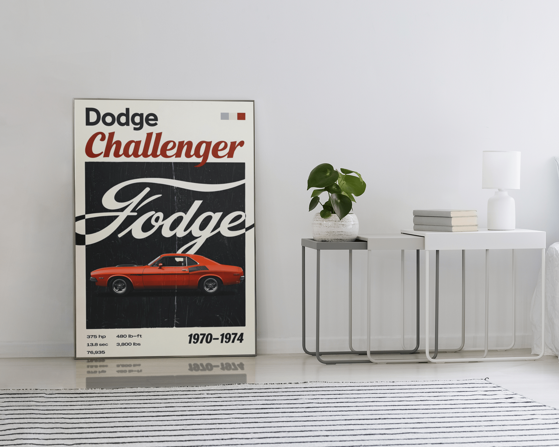 🏎️🏁Affiche Automobile Art' The Fodge Encadrée - Aura Studio Déco