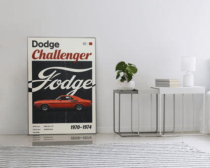 🏎️🏁Affiche Automobile Art' The Fodge Encadrée - Aura Studio Déco