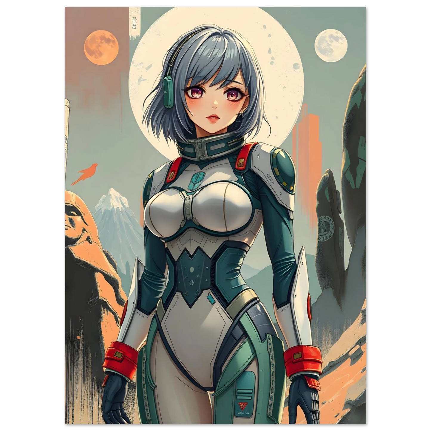 🌸🪐🎀👽Création Anime Rétro Sci-Fi ☄️21 - Aura Studio Déco