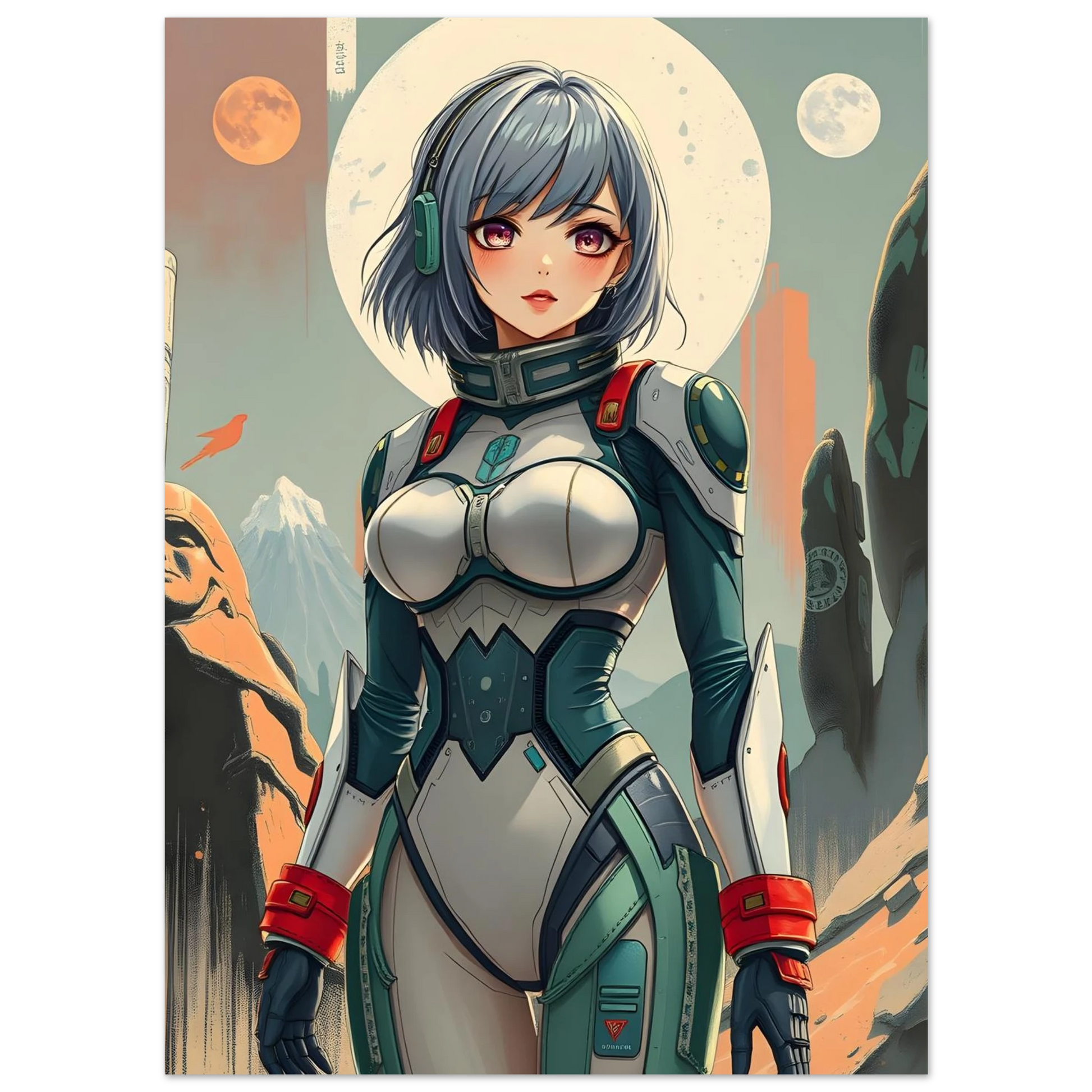 🌸🪐🎀👽Création Anime Rétro Sci-Fi ☄️21 - Aura Studio Déco