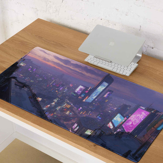 Tapis de souris gamer XXL – Cyberpunk Neon City 7