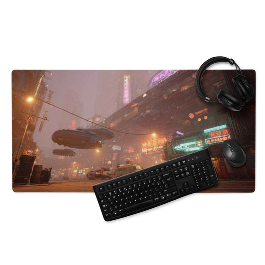 Tapis de souris gamer XXL – Cyberpunk Urban Night