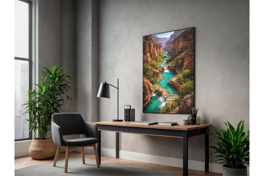 Green Canyon River – Poster nature et évasion