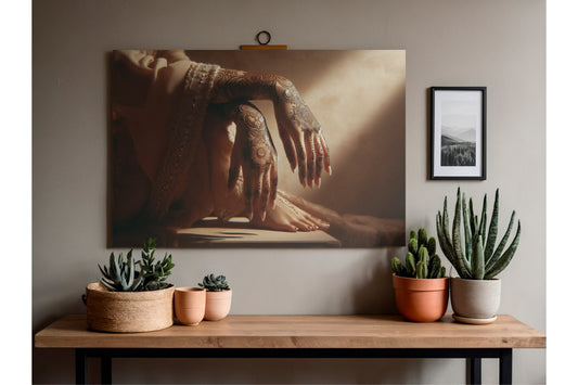 Henna Hand – Poster artistique oriental