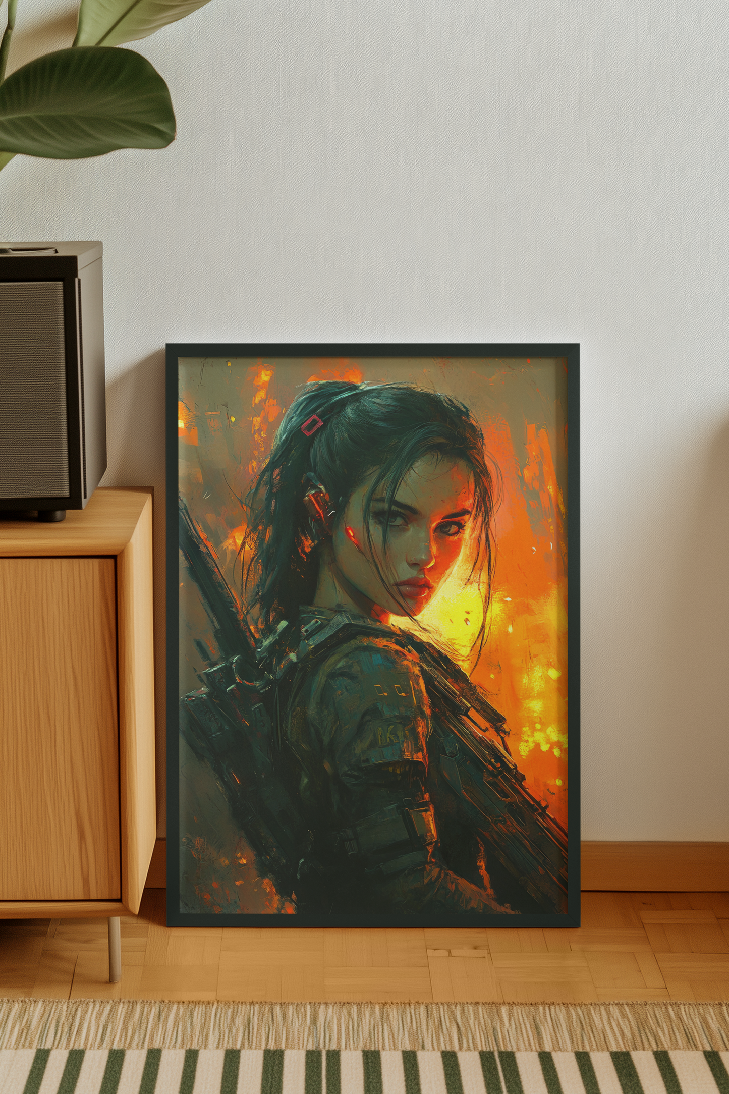 Impression Cyber girl ULTIMATE SERIE  23☢️ - Aura Studio Déco
