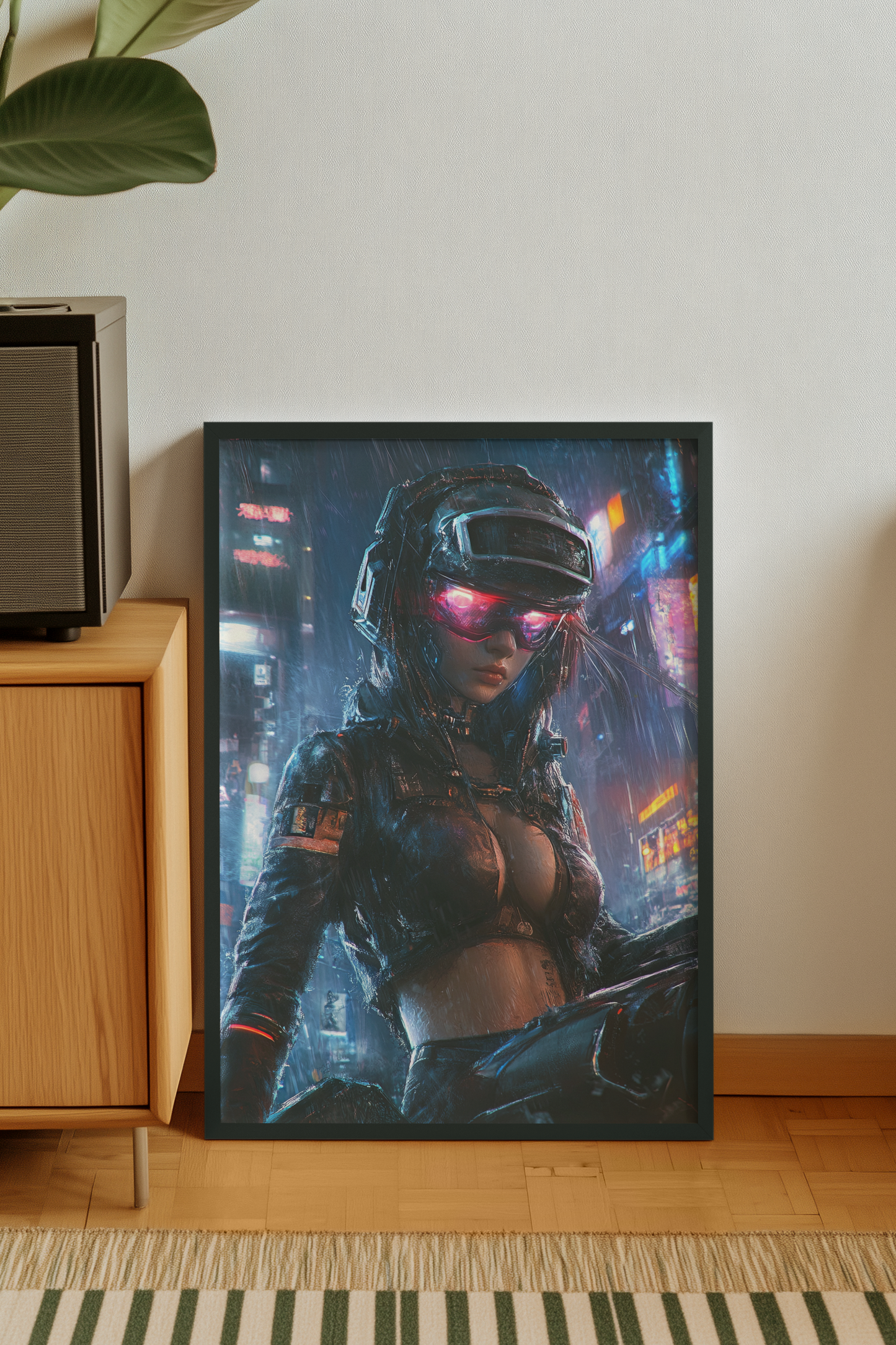 🌃🎮🌐🧬 CYBERPUNK WAR GIRL ULTIMATE SERIE  18☢️ - Aura Studio Déco