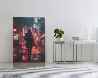 Affiche murale Impresion Cybergirl Ultimate 28☢️ - Aura Studio Déco