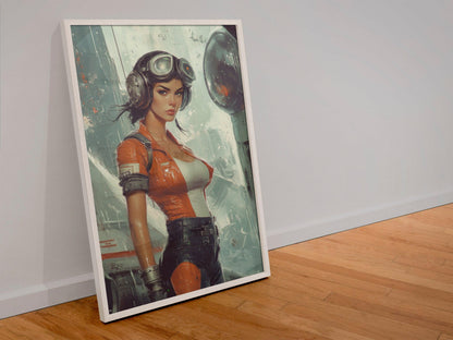 ✨ RETRO FUTUR MECHA WOMENS — Starship Series #44 - Aura Studio Déco