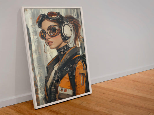 ✨ RETRO FUTUR MECHA WOMENS — Starship Series #15 - Aura Studio Déco