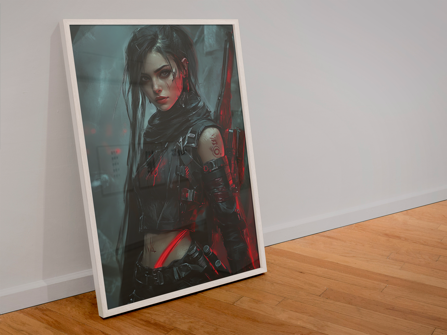 Affiche CYBERPUNK GIRL ULTIMATE #33 - Aura Studio Déco