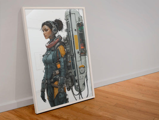 ✨ RETRO FUTUR MECHA WOMENS — Starship Series #10 - Aura Studio Déco