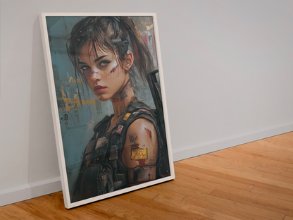 🌃Affiche Murale  WAR GIRL ULTIMATE SERIE  21☢️ - Aura Studio Déco