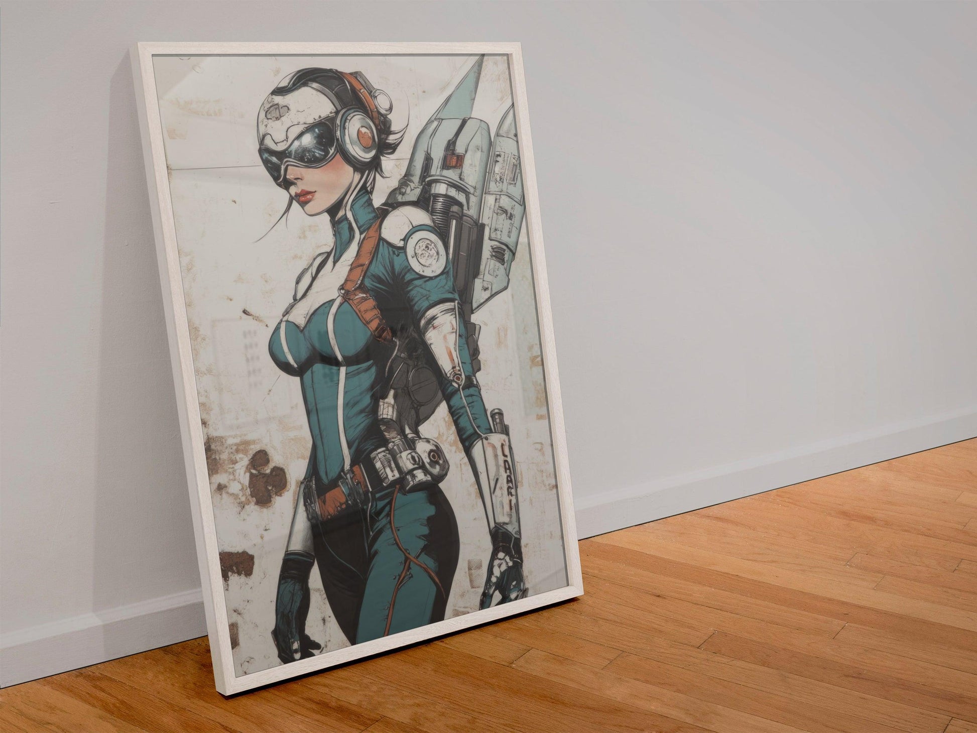 ✨ RETRO FUTUR MECHA WOMENS — Starship Series #77 - Aura Studio Déco