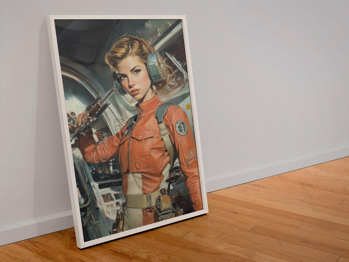 ✨ RETRO FUTUR MECHA WOMENS — Starship Series #45 - Aura Studio Déco