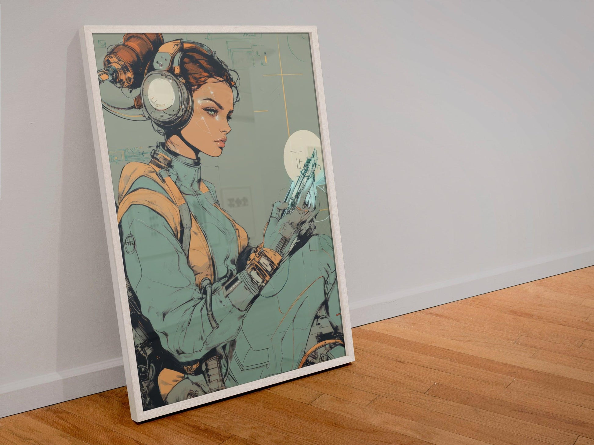 ✨ RETRO FUTUR MECHA WOMENS — Starship Series #48 - Aura Studio Déco
