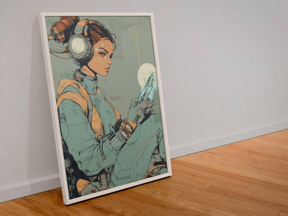 ✨ RETRO FUTUR MECHA WOMENS — Starship Series #48 - Aura Studio Déco