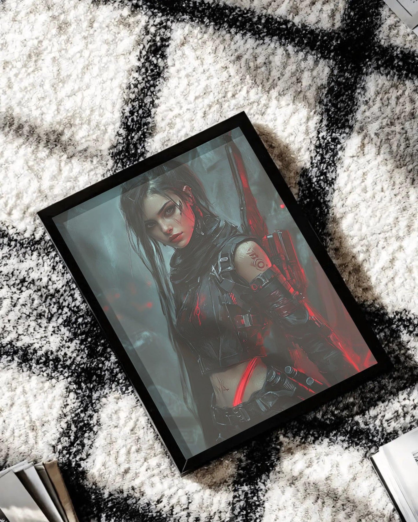 Affiche CYBERPUNK GIRL ULTIMATE #33 - Aura Studio Déco
