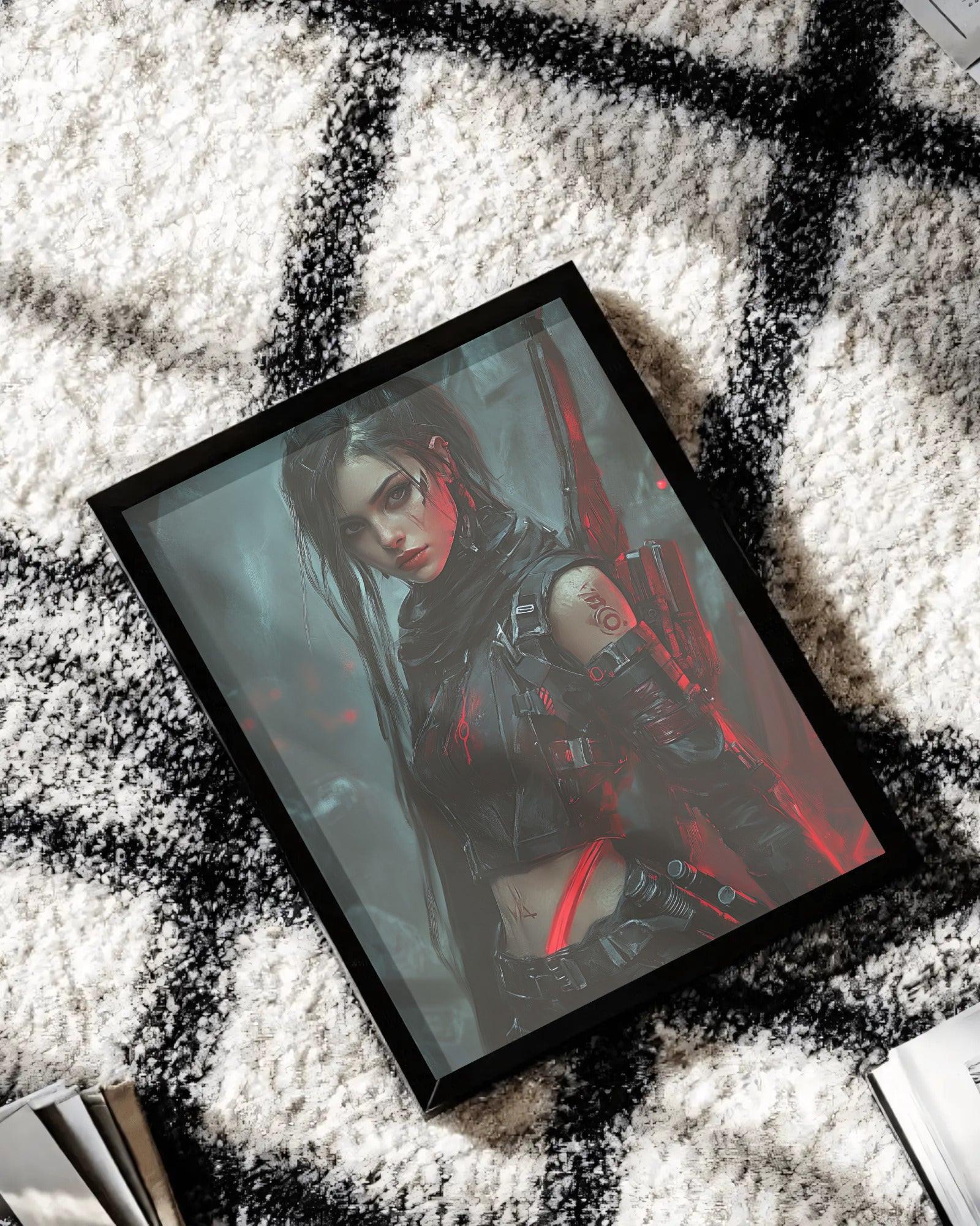 Affiche CYBERPUNK GIRL ULTIMATE #33 - Aura Studio Déco