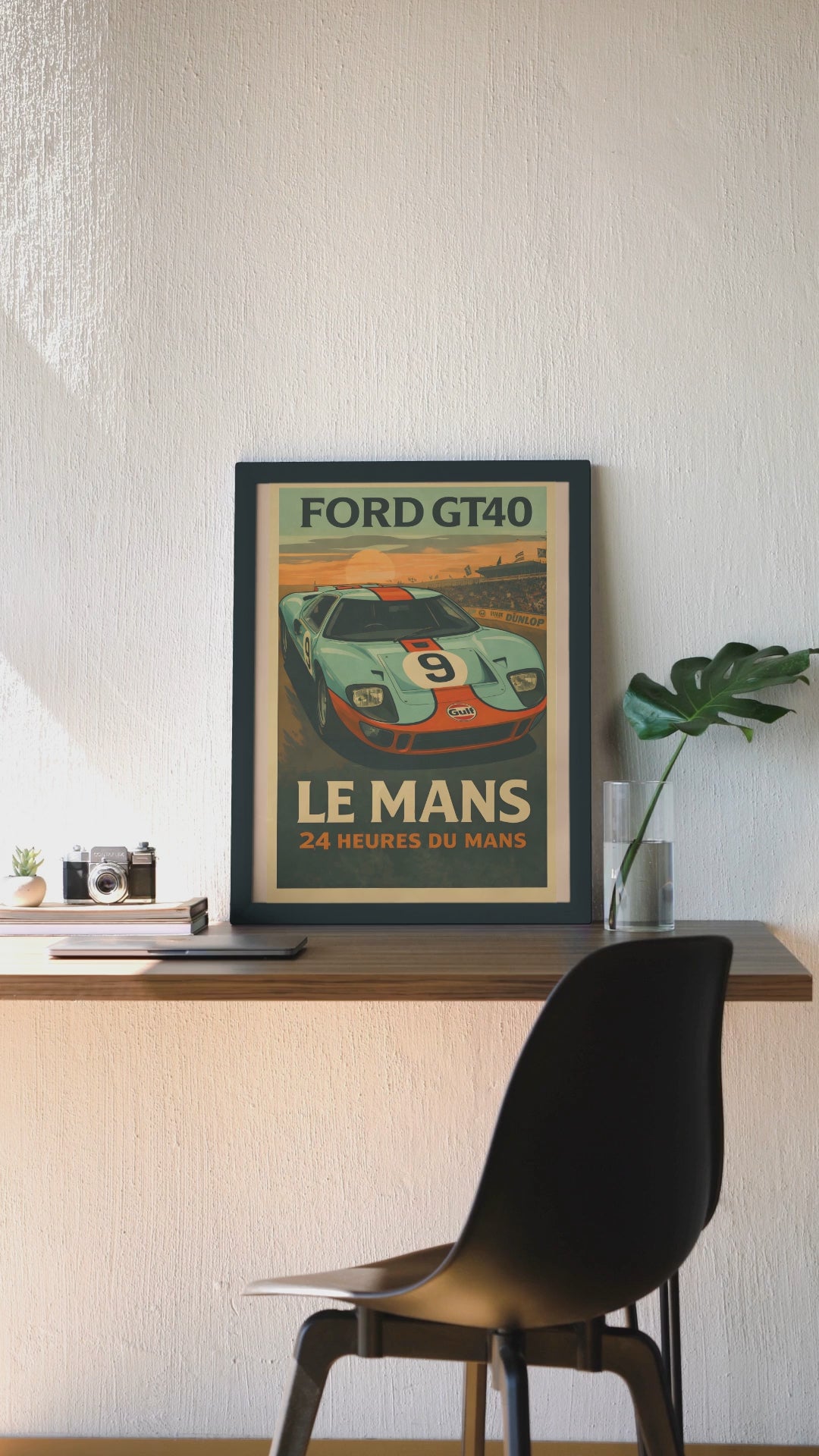 Affiche Automobile Vintage Race Legend.