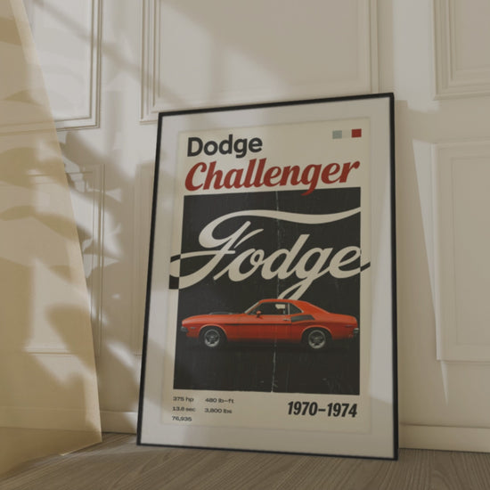 Affiche Automobile Art' The Fodge Encadrée.