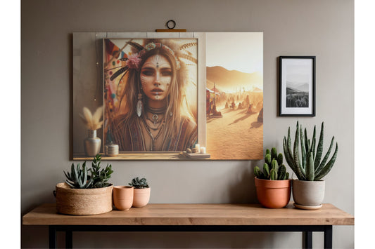 Femme tribale bohème